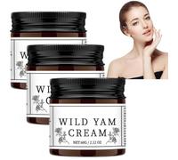 Wild Yam Cream,Wild Yam Skin Cream,Diminishing Fine Lines,Wild Yam Cream Organic, Wild Yam Cream Hormones Balance,for Hydrating And Moisturizing (3Pcs)