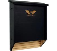 Wild Yard Double Chamber Bat House - Black - 1 item