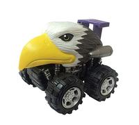 Wild Zoomies Deluxebase Eagle from Friction powered toy monster trucks with cool animal riders, great Eagle toys for boys and girls