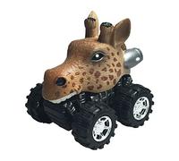 Wild Zoomies - Giraffe from Deluxebase. Friction powered toy monster trucks with cool animal riders, great Giraffe toys for boys and girls