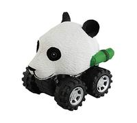 Wild Zoomies - Panda from Deluxebase. Friction powered toy monster trucks with cool animal riders, great Panda toys for boys and girls
