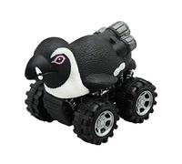 Wild Zoomies - Penguin from Deluxebase. Friction powered toy monster trucks with cool animal riders, great Penguin toys for boys and girls