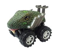 Wild Zoomies - Snake from Deluxebase. Friction powered toy monster trucks with cool animal riders, great Snake toys for boys and girls
