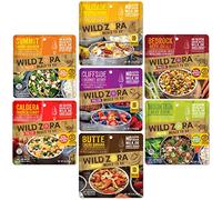 Wild Zora Paleo Meals To Go Freeze Dried Meals for Hiking and Camping, Gluten Free, Grain-Free, No Added Sugar, 7-Piece Set with Breakfast and Dinner Options
