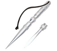 WILDAIR Paracord Marlin Spike-Pro Knotter Tools Lacing Needles Paracord Tools DIY Weaving Lacing Sewing Needles and Smoothing Tool for Paracord Leather Ropes Cords Projects (Silver)