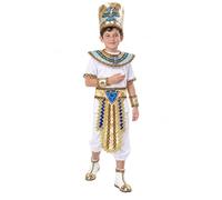 Wildarms Child's Egyptian Pharaoh Costume, Various Sizes, Costume for Halloween, Carnival, Cosplay, Theatre and Theme Parties