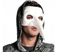 Wildarms Plague Doctor Mask with Bird's Beak for Adults - Medieval Costume Accessory, Mask for Halloween Theme Party or Carnival