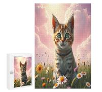 Wildcat 1000 Piece Jigsaw Puzzles Suitable All Ages Paisaje Edificio Jigsaws Parent-Child Quality Time Vibrant Puzzle Ideal Festival Gift Home Decor 1000 PCS