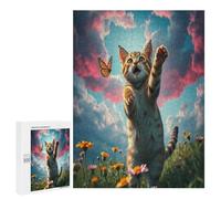 Wildcat 1000Pc Jigsaw Puzzles Adults Children Paisaje Edificio Jigsaws Post-Retirement Leisure Challenging Puzzle Great Gift Seniors Stress Reliever 500 PCS
