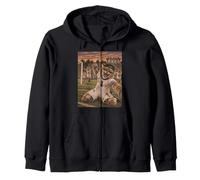 Wildcat Goal Celebration Selfie Vintage Game Day Mascot Zip Hoodie