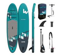 WildCat Inflatable Kayak Paddle Board - Paddle Board Set With A Padded Foam Seat (Tourer 2.0, 10'3ft | Aqua)