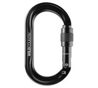 Wild Country Unisex Wildoval Screwgate Carabiner, Black, One Size
