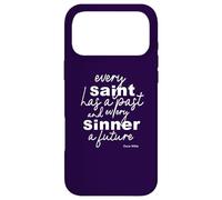 Wilde Positive Quote Saints and Sinners Inspirational Gifts Case for iPhone 17 Pro Max