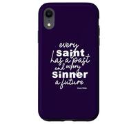 Wilde Positive Quote Saints and Sinners Inspirational Gifts Case for iPhone XR