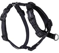 Wildebeest Valencia No Pull Dog Harness | Front and Back Leash Clips | Soft Padded Straps | Lightweight, Adjustable, Easy On/Off for Training and Dog Walking | Medium Black