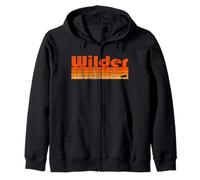 Wilder, Kentucky Retro 80s Style Zip Hoodie