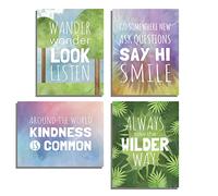 Wilder Way Collection, Four 11x14 Wall Art Prints, Typography, Nursery Decor, Kid's Wall Art Print, Kid's Room Decor, Gender Neutral, Motivational Word Art,Inspirational Decor for Kids, Playroom Decor