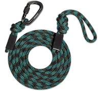 Wilderdog Carabiner Climbing Rope Dog Leash for Medium & Large Dogs - 5ft - Granite