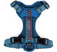 Wilderdog Lightweight Dog Harness with Reflective Straps - Medium - Pacific Blue