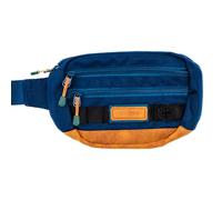Wilderdog Utility Fanny Pack Stores Treats, Balls, Keys in 3 Pockets with Adjustable Strap and Poop Bag Dispenser, Pacific Blue