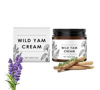 Wilderglow Wild Yam Cream For Hormonal Balance, Wild Yam Cream, Moisturizing Body Creme with Vitamin E Aloe Vera, Support for Menopause, For Women (1)