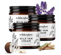 Wilderglow Wild Yam Cream for Hormonal Balance, Wilderglow Yam Cream, Natural Body Crea with Wild Ya Root, Lavender & Coconut Oil for Women, 2.12 oz (3PCS)