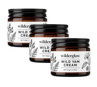 Wilderglow Wild Yam Cream For Hormonal Balance, Wilderglow Yam Cream Organic, Moisturizing Body With Vitamin E Aloe Vera, Face & Body Lotion For Dry Skin For Women (3PCS, one size)