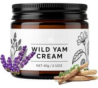 Wilderglow Wild Yam Cream,Moisturizing Body Cream with Vitamin E Aloe Vera, Soothing Plant-Based Moisturizer to Help Support Hormonal Balance for Women & Men, Gentle Safe Non-Greasy (1PCS)