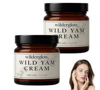 Wilderglow Wild Yam Cream, Moisturizing Body Cream with Vitamin E Aloe Vera, Soothing Plant-Based Moisturizer - Support for Menopause, Lavender & Coconut Oil for Women (2)