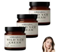 Wilderglow Wild Yam Cream, Moisturizing Body Cream with Vitamin E Aloe Vera, Soothing Plant-Based Moisturizer - Support for Menopause, Lavender & Coconut Oil for Women (3)