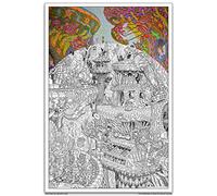 wildergorn Colour-in Posters by Jamie Courtier - The Airstones of Sool - GIANT colouring poster 27 x 40 inches