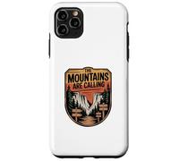Wilderness Badge Graphic, The Mountains Are Calling Case for iPhone 11 Pro Max