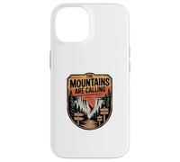 Wilderness Badge Graphic, The Mountains Are Calling Case for iPhone 14