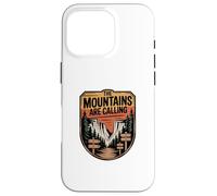 Wilderness Badge Graphic, The Mountains Are Calling Case for iPhone 16 Pro