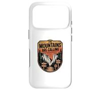 Wilderness Badge Graphic, The Mountains Are Calling Case for iPhone 17 Pro