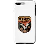 Wilderness Badge Graphic, The Mountains Are Calling Case for iPhone 7 Plus/8 Plus
