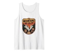 Wilderness Badge Graphic, The Mountains are Calling Tank Top