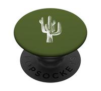 Wilderness Botany Saguaro Cactus - Green PopSockets Adhesive PopGrip