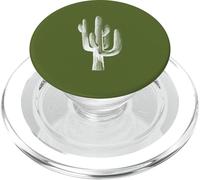 Wilderness Botany Saguaro Cactus - Green PopSockets PopGrip for MagSafe