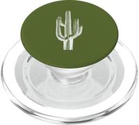 Wilderness Botany Saguaro Cactus - Green PopSockets PopGrip for MagSafe