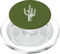 Wilderness Botany Saguaro Cactus - Green PopSockets PopGrip for MagSafe