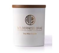 Wilderness Brae Luxury Soy Candle -Cashmeran - Handmade Scottish Eco-Friendly Candle - Sophisticated, Soothing Musk & Woods - Non-Toxic, Long Burn (40 Hours).