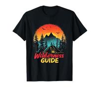 Wilderness Guide Retro Sunset Wilderness T-Shirt