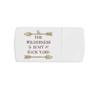 'Wilderness is My Backyard' Pill Box with Tablet Splitter (PI00034242)