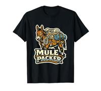 Wilderness Mule Packer Western Gift Value Graphic T-Shirt