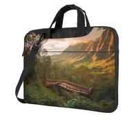 Wilderness Park Laptop Bag for Women Computer Bag Shoulder Laptop Sleeve Business Work Briefcase, Black, 13 inch