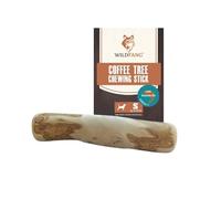 Wildfang® Coffee Wood Dog Chew w/Salmon Oil - Durable Dog Toys for Aggressive Chewers, Dental Stick for Teething Puppy, Training for Chewing Muscles, Coffee Tree Sticks for Small Dogs (Under 15 kg)
