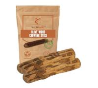 Wildfang® Olive Wood Dog Chew, Large - Tough Dog Chew Toys for Aggressive Chewers, Puppy Chews Sticks for Teething, Training for Chewing Muscles, Olive Sticks for Dogs (Over 25kg), 3pack