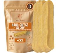 Wildfang® Yak Chews, X-Large for Dogs over 45kg - Dog Dental Chew Stick, Hardness Like Himalayan Yak Cheese, Churpi-Style Cheese Sticks, Dog Treats & Puppy Training Treats, Approx 137 g, Pack of 3
