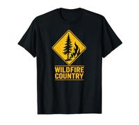 Wildfire Country Awareness Sign Value Graphic T-Shirt